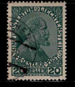 LIECHTENSTEIN Scott 8 Used CTO from 1917-18 se