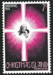 Christmas Island Scott 61 Mother and child stamp 1974 MNH** 