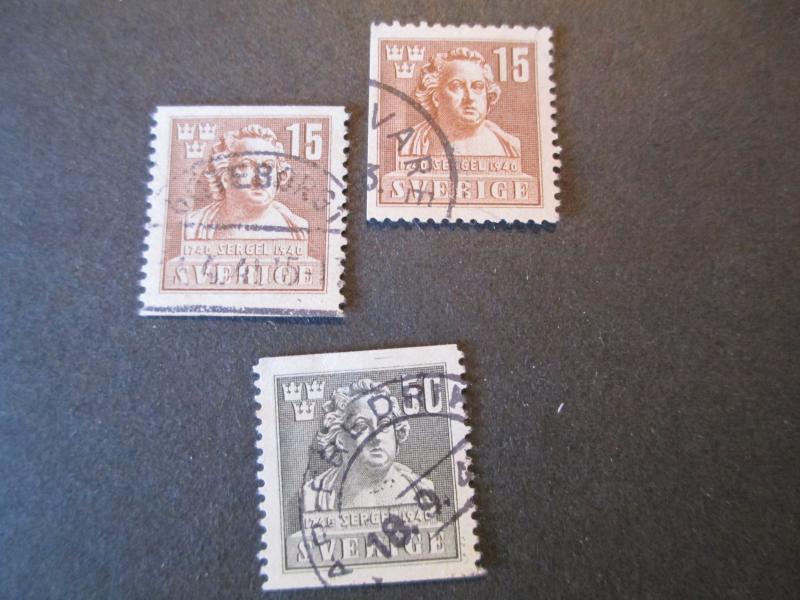 Sweden #313-15 Used - WDWPhilatelic