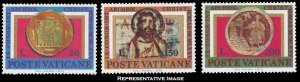 Vatican City Scott 579-581 Mint never hinged.