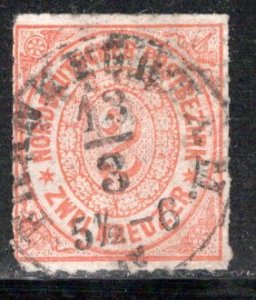 German States North German Confederation Scott # 8, used