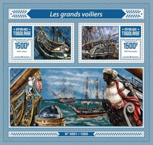 TOGO 2015 SHEET SAILING SHIPS BOATS tg15614b