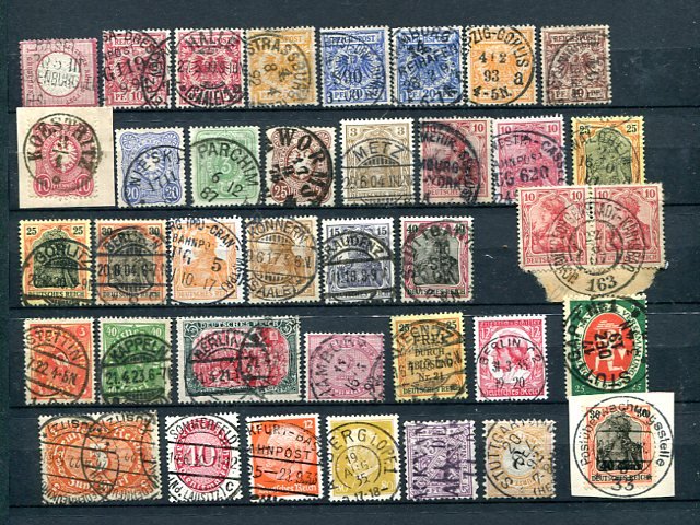 Germany Some very rare Cancels !! - Lakeshore Philatelics