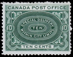 Canada Scott E1 (1898) Mint H F-VF, CV $150.00 C