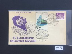 $1 World MNH Stamps (2024) Germany Stuttgart Space Station Cover