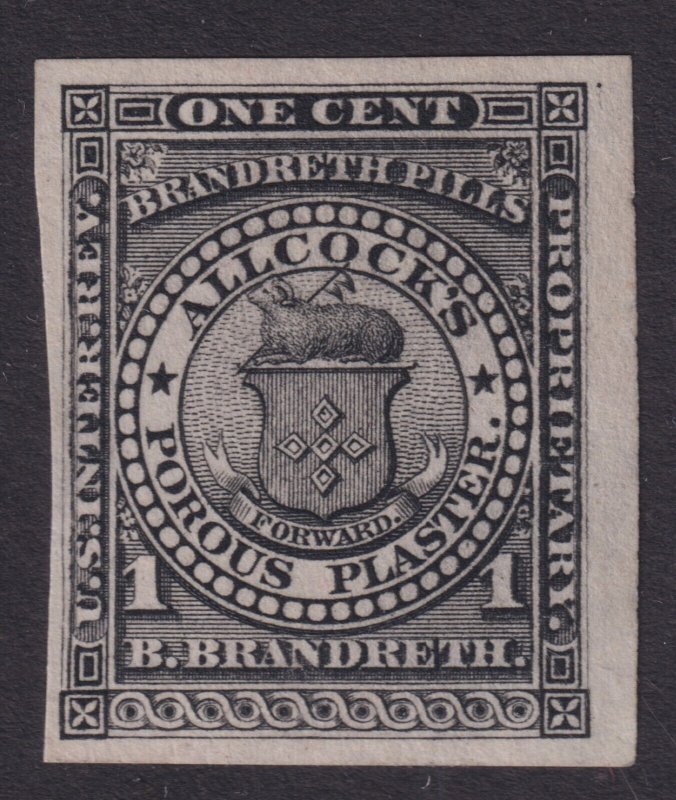 RS35c Brandreth Pills Private Die Medicine. VF, sound. CV $11.00.
