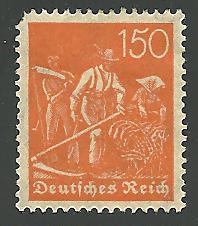 Germany #175, Workers, Mint - H**-