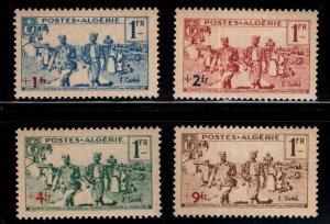 ALGERIA Scott B32-B35 MH* Semi Postal  stamp set