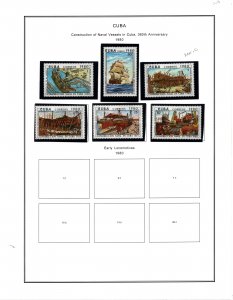 MINT + USED STAMPS FROM    CUBA    (204)