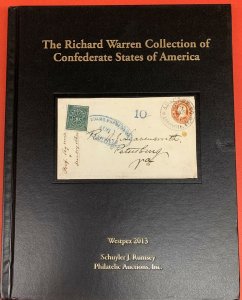 The Richard Warren, Confederate States, Schuyler Rumsey, Sale 53, WESTPEX 2013 