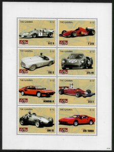 Gambia #3070 MNH Mini Sheet - Ferrari Race Cars