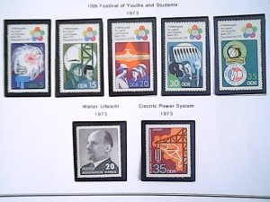 1973  German Democratic Republic  MNH  full page auction