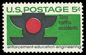 PCBstamps   US #1272 5c Traffic Safety, MNH, (11)
