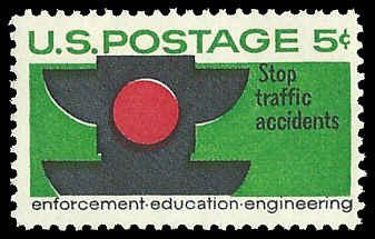 PCBstamps   US #1272 5c Traffic Safety, MNH, (11)