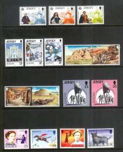 JERSEY Europa (64) All Mint Unused Stamps Most Lightly Hinged