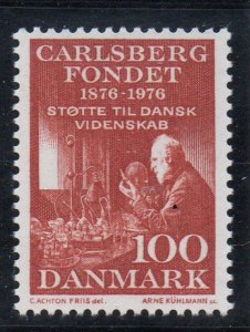 Denmark Sc 592 1976 Hansen stamp mint NH