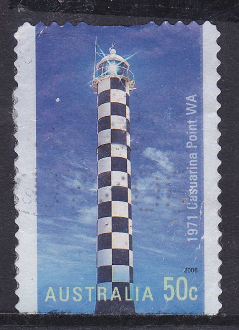 Australia  -2006 Casuarina Point Lighthouse - used 50c