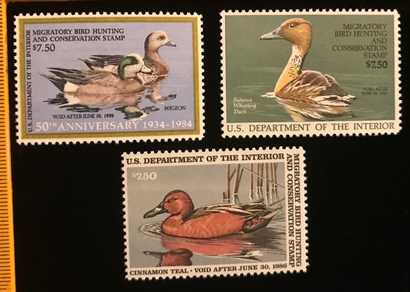 RW51, RW52, RW53 MNH set of 3, sound condition