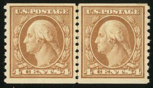 MALACK 457 VF OG NH, Line Pair, w/PSE (01/18) CERT, ..MORE.. gg1879