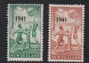 New Zealand  # B18-19, Children and Play, Mint Hinged, 1/3 Cat.