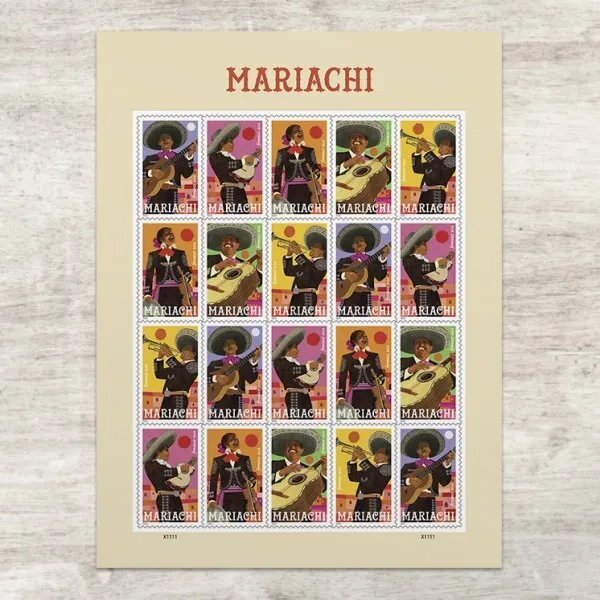 5 Sheets of 20 ,MARIACHI ,100PCS