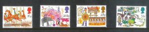 Great Britain Sc#1031-1034 Complete Mint Never Hinged Set