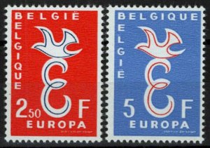 ZAYIX Belgium 527-528 MNH Europa Cept Doves Birds 071823S40M