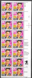 US #2721 $.29 Elvis Presley -Strip of 16 (MNH) CV$13.80