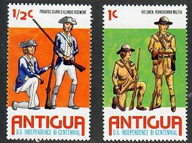 Antigua; Scott 423-424; 1976; Unused; NH