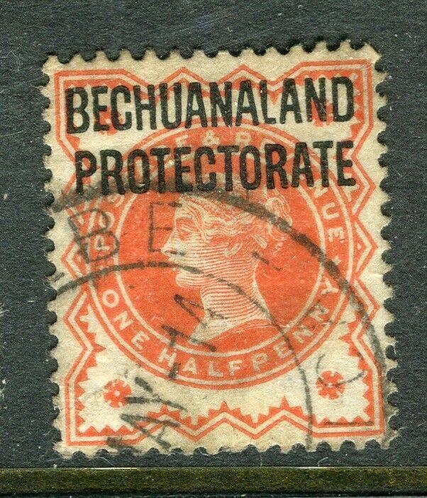 BECHUANALAND; 1897 early classic QV issue fine used 1/2d. value