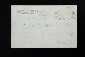 US Navy Zeppelin 1936 Picture Postcard Lakehurst NJ