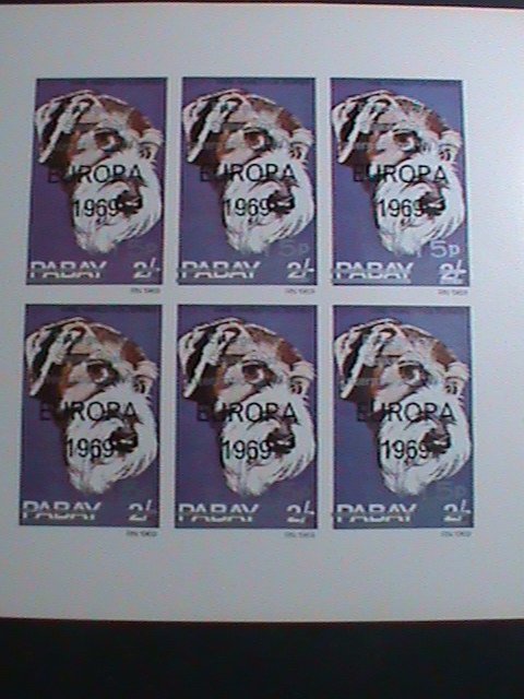 ​PABAY-1969-EUROPA-EMERGENCY STRIKE POST IMPERF  MNH- SHEET VF