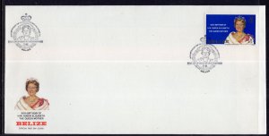 Belize 523 Queen Mother U/A FDC