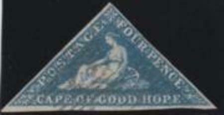 Cape of Good Hope 1863-1864 SC 13 Used SCV $135.00