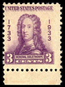 US Sc 726 MNH - 1933 3¢ - Gen.  Oglethorpe - See Scan