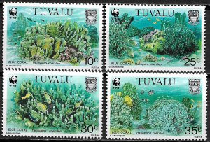 Tuvalu #617-20 MNH Set - Marine Life