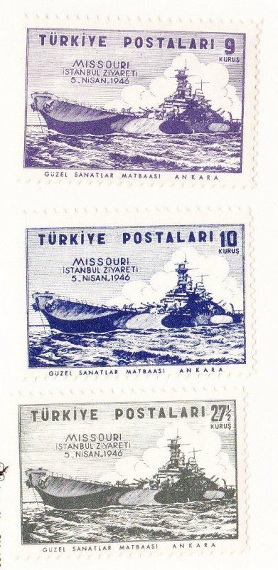 Turkey #940-42 MLH complete U.S.S.Missouri