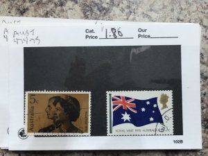 Old Australian Stamps in Stock Cards Some Mint Also Few Victoria Good Value