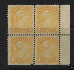 Canada #35 VF/NH Block