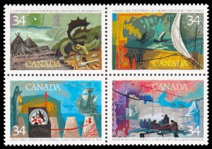 Canada Scott 1104-1107 Block of 4 (1986 ) Mint NH VF M