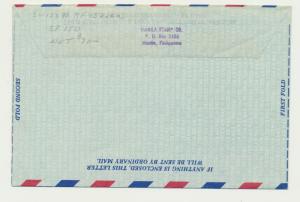 PHILIPPINES 1952 EARLY 1sT FLT MANILA-SWITZERLAND av#RF52.6a (SEE BELOW)