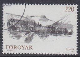 Faroe Islands sc#84 1982 220o Hvalvik used