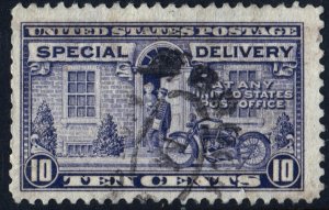 SC#E15 10¢ Special Delivery (1925) Used