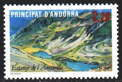 Andorra. 1986. 372 from the series. Tourism, Lake Angonella. MNH.