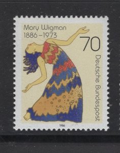 Germany #1474  (1986 Mary Wigman issue) VFMNH CV $0.85