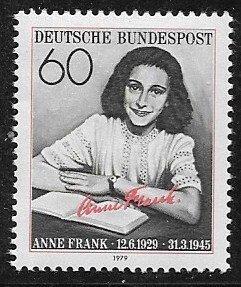 Germany Sc. # 1293 Ann Frank  MNH