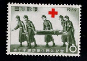 JAPAN  Scott 674 MNH**  Red Cross centenary  1959