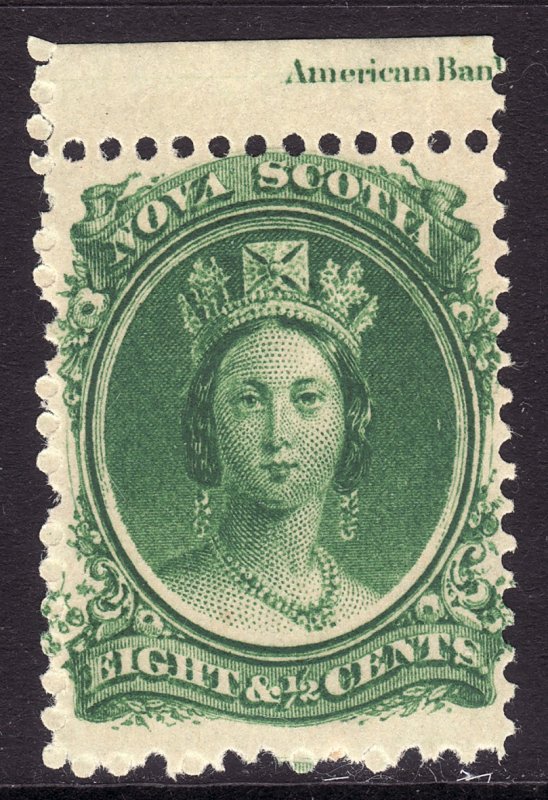 1860-63 Canada Nova Scotia Queen Victoria QV 8½¢ MNH Sc# 11 CV $20.00 Stk #1