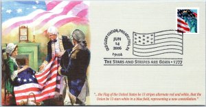 2006 FLEETWOOD U.S. PATRIOTIC SERIES THE STARS AND STRIPES ARE BORN (1777)