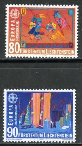 Liechtenstein #379-80, Mint Never Hinge